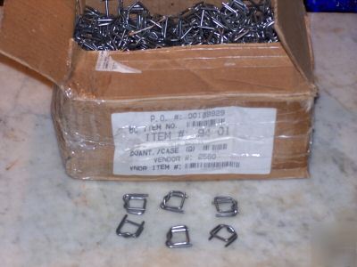 1/2 in steel wire buckles for cloth/fiber strapping