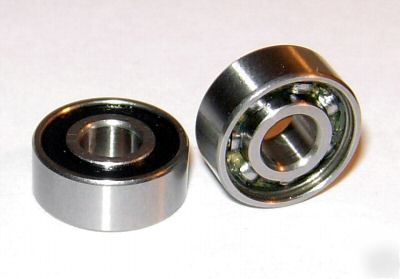 (10) R3-1RS ball bearings, 3/16
