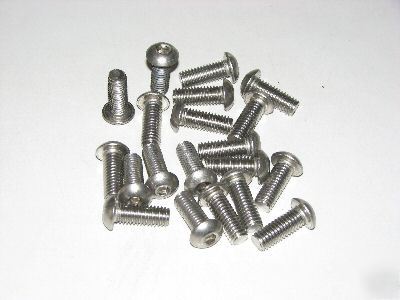 20 of stainless steel socket button head 3/8-16 x 1 