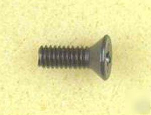 50 black machine screws 8-32 x 1/2 phillip flat head