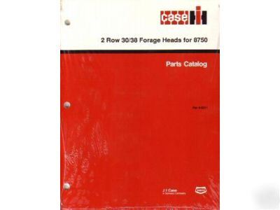 Case ih 30/38 8750 forage heads parts catalog manual
