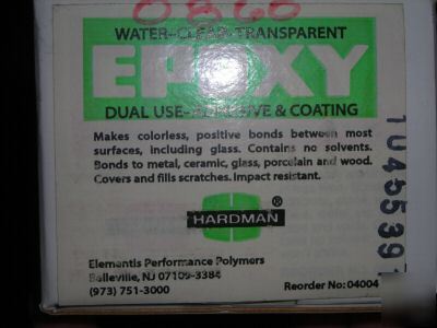 Hardman adhesives epoxy 04004 (100 pkg/box)