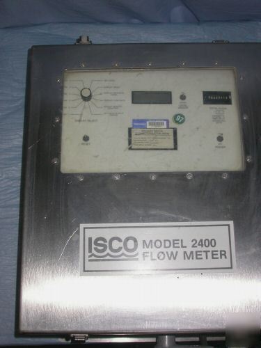 Isco ultrasonic flow meter model 2400 