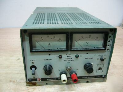 Kikusui pad 35-20L regulated dc power supply 35V-20A