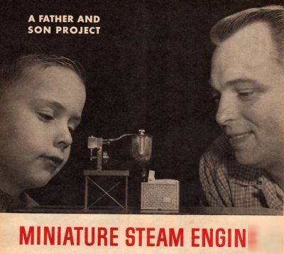 Miniature *steam engine* how to build plans no castings