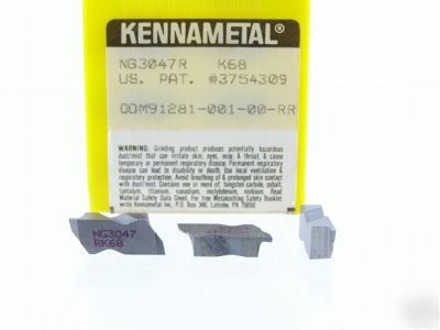 New 20 kennametal ng 3047R K68 carbide inserts P323