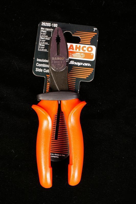 New bahco combination insulated cutter pliers 2628S-180
