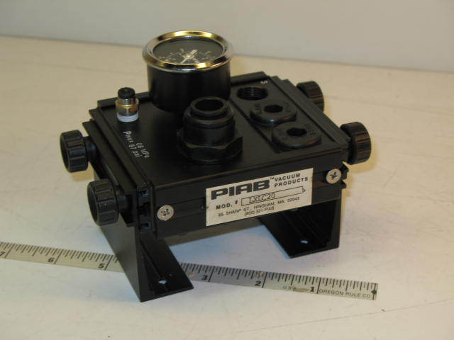 Piab vacuum pump w/ gauge LXLC20 dual 32.01.079 chips