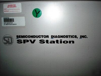 Semiconductor diagnostics spv monitor station