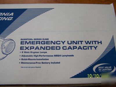  (1) lithonia emergency unit w expanded capacity
