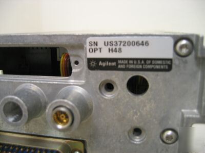 Hp 83486A dual rate o/e plug-in module w/ opt H48