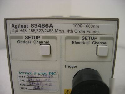Hp 83486A dual rate o/e plug-in module w/ opt H48