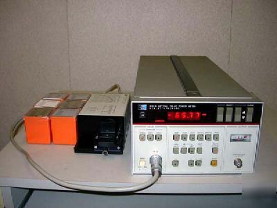Hp agilent 8151A power meter + 81511A head & 6 adapters