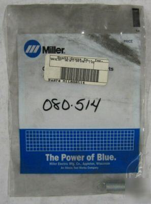 Miller 080514 spring, ext .326 od x .049 wire x 1.312
