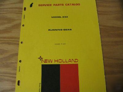 New holland model 234 running gear parts catalog