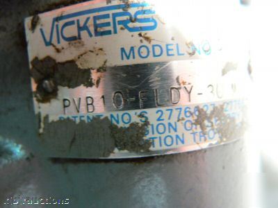 Sperry vickers PVB10 heavy duty hydraulic pump