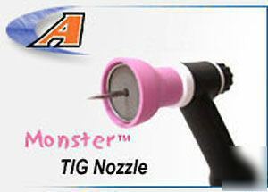 Monster nozzle pro kit for 17, 18, 26 & CS410 tig torch