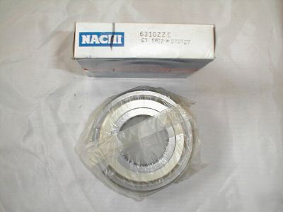 Nachi 6310ZZ C3 / 6310 zz C3 bearing - nos