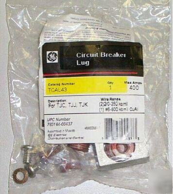 New ge circuit breaker lug kit ge TCAL43 (brand )