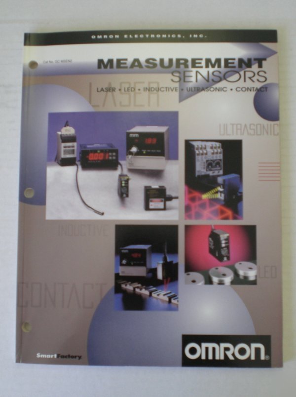 Omron measurement sensors catalog 1996 - $5 shipping 