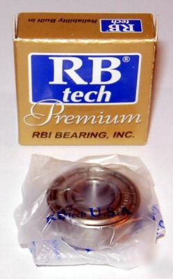(10) R6ZZ premium grade ball bearings, 3/8
