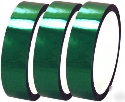 3 green metallic film tape (mylar) 1