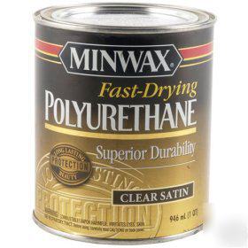 3 quarts of minwax fast-drying polyurethane - satin