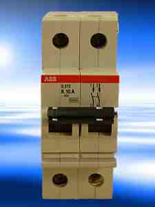 Abb control circuit breaker 2-pole 480VAC 10A S272-K10
