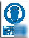 Ear protectors worn sign-s.rigid-300X400MM(ma-015-rm)