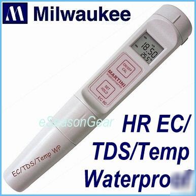 Milwaukee EC60 ec/tds/Â°c tester, conductivity/martini