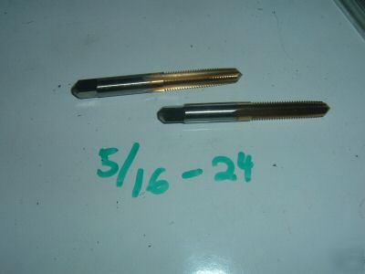New 2 5/16-24 vermont taper tap hs 4 flute tin