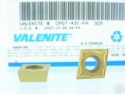 New 50 valenite cpgt 431 fh 929 carbide inserts K310