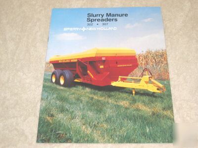 New sperry holland slurry manure spreader brochure 302+
