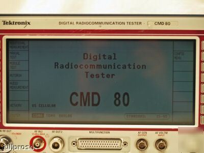 Rohde&schwarz CMD80 digital radiocommunication tester