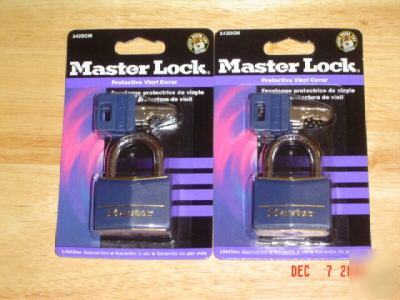 Set of 2 master lock-lock and key set bnip nice+safe 