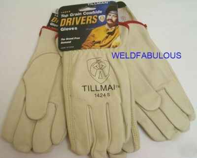 Tillman 1424 top grain cowhide drivers gloves small