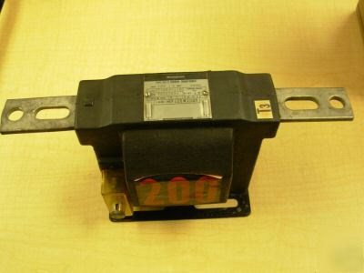 Westinghouse type ect-5 current transformer 200:5A