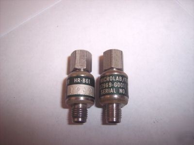 Two microlab fxr attenuator hr-B61 sma 