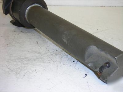 Used heavy metal boring bar with cat 50 holder 