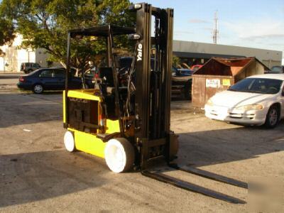 2002 yale 6500 lb electric forklift hyster toyota 