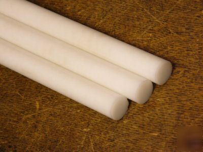 3 off white delrin bars dia 16 x 330MM long ( acetal )