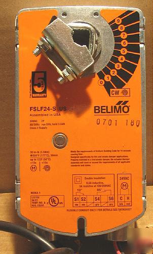 Belimo fire smoke direct coupled actuator FSLF24-s