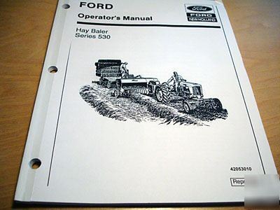 Ford 530 hay baler operator's manual nh oem