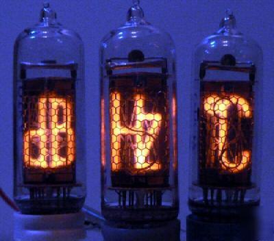 In-19 a / b / v rare russian nixie tubes lot of 15