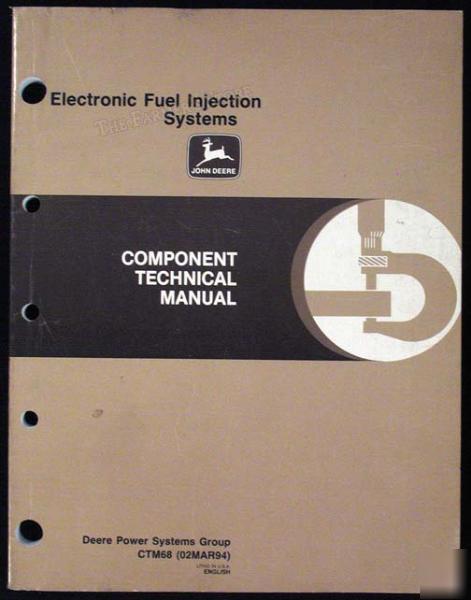 John deere electronic fuel injection technical manual