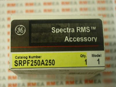 New ge spectra SRPF250A250; 250 amp rating plug - 