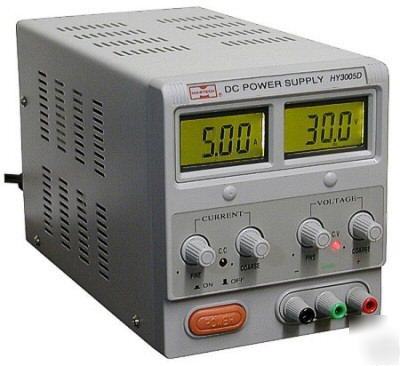 New mastech regulated dc power supply 0-30 v @ 0-5 amps