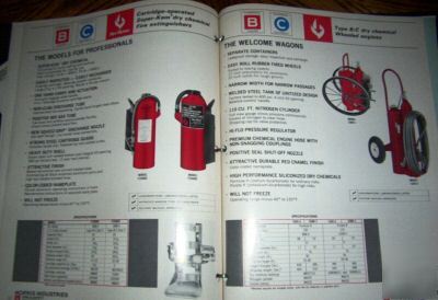 Norris industries fire protection equipment brochures