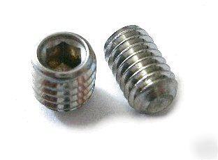 Stainless steel set screw cup point 10-32 x 3/8