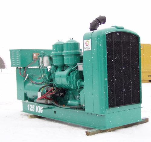 125KW three phase reconnectable diesel generator 